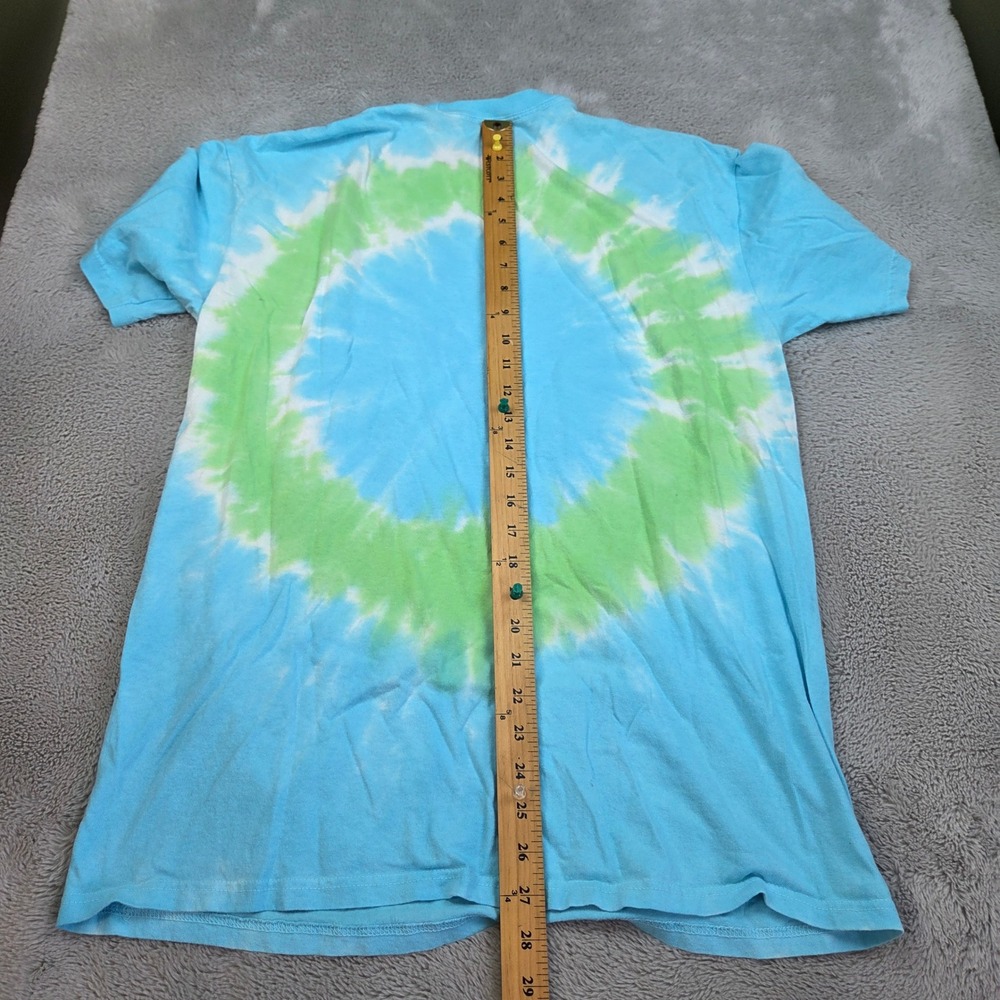 Liquid Blue Cheech & Chong T-Shirt Mens L Graphic Tie-Dye Van Movie Blue Green - Picture 5 of 5